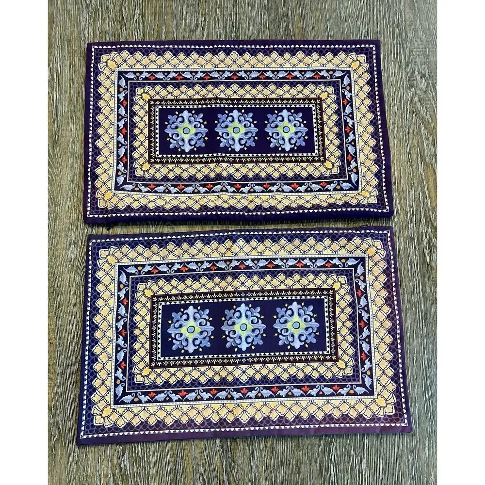 Pair Williams Sonoma pillow covers Indoor/Outdoor Multicolored 14x22 Set Of 2